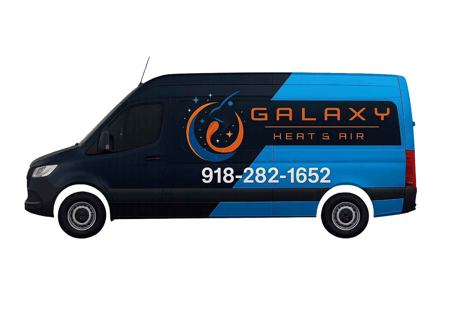 Galaxy Heat and Air Van